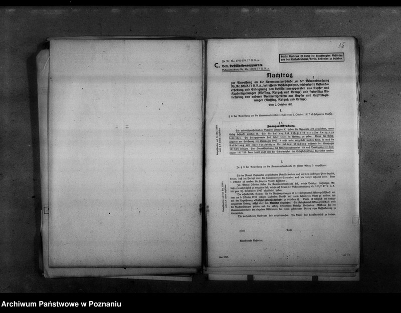 Obraz 14 z jednostki "Rozpoządzenia niemieckiego ministerstwa wojny dotyczące konfiskat kruszczów - druk, [język niemiecki.]"