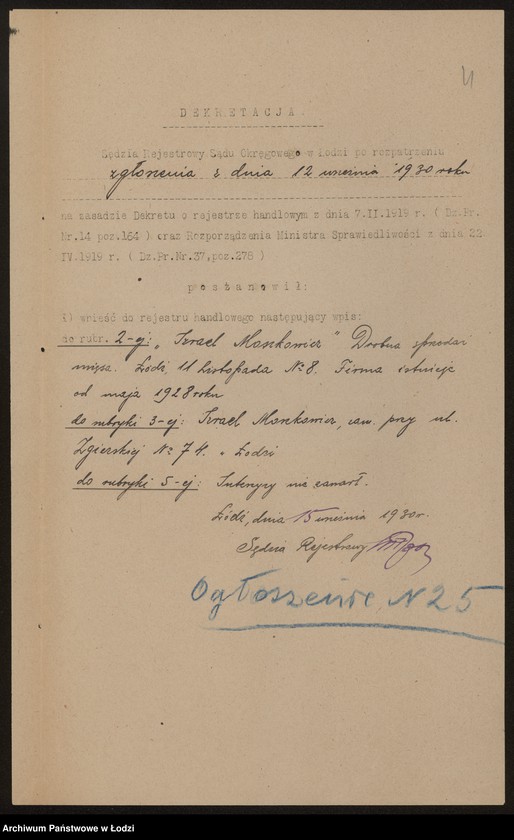 Obraz 6 z jednostki "Izrael Moszkowicz- drobna sprzedaż mięsa"