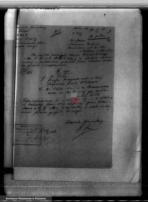 Obraz 17 z jednostki "Zatwierdzenie projektu planu gospodarstwa leśnego dla lasów majątku Lipiny powiatu kolskiego"