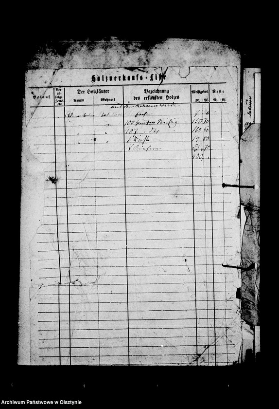 image.from.unit.number "/Fragmente von Administrations- Akten der Rehsau-, Nordenort-, Wolfshagen- u. Steiner Forsten/"