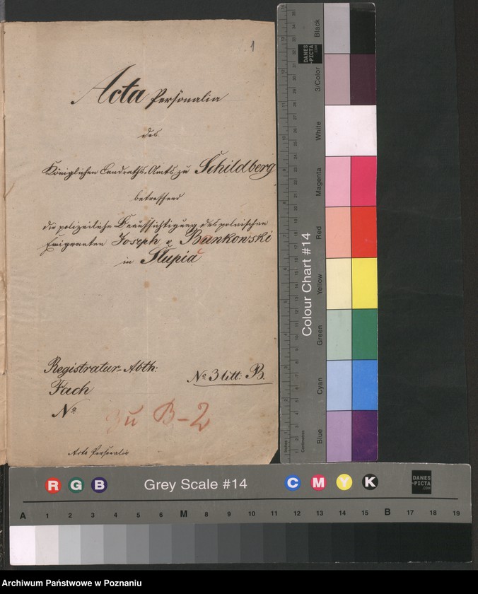 Obraz 4 z jednostki "A. betr. den polnischen Flüchtling Josef von Bąkowski"