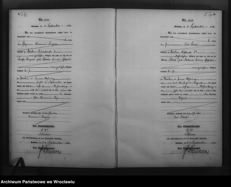 image.from.unit.number "Geburts-Neben-Register Breslau I 1880 Band 9"