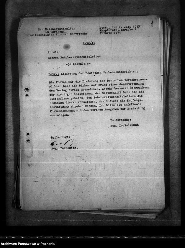 Obraz 5 z jednostki "Rundschreiben"