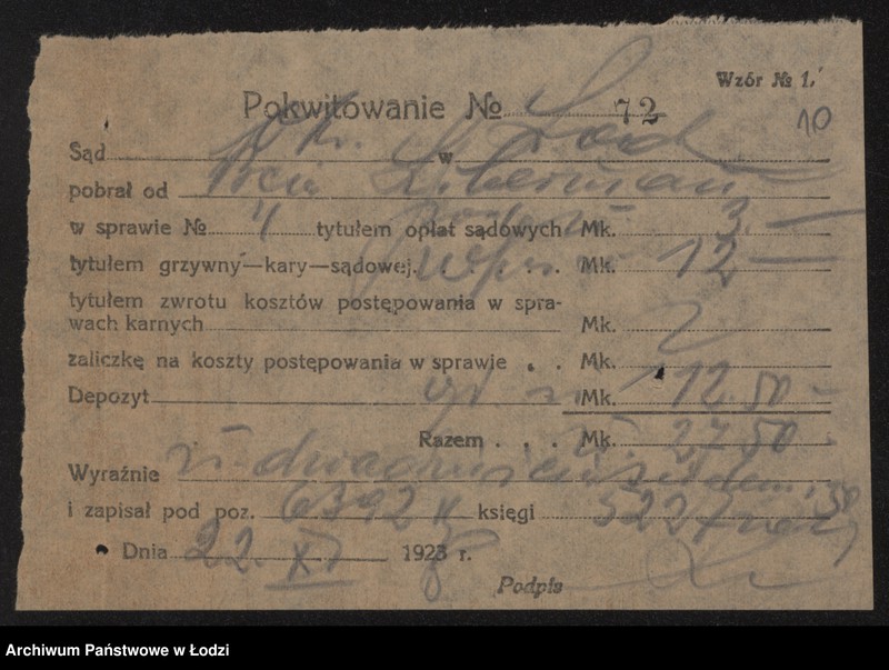 image.from.unit.number "Bracia Liberman- przędzalnia i tkalnia"