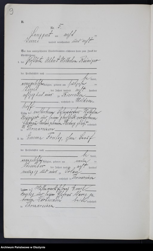 image.from.unit.number "Heirats-Neben-Register Nr 1 - 9"