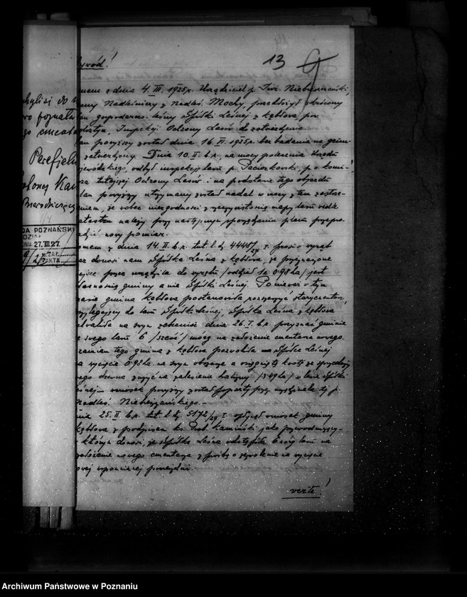 Obraz 19 z jednostki "Majętność leśna Kębłowo powiat wolsztyński"