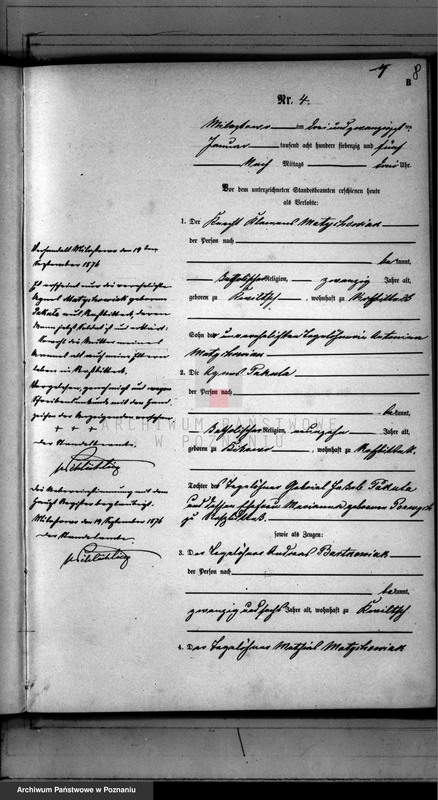 Obraz 8 z jednostki "Księga małżeństw"