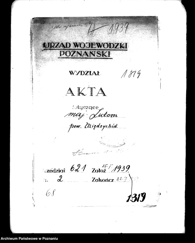 Obraz 4 z jednostki "Majątek Lutom powiatu międzychodzkiego parcelacja"