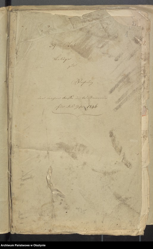image.from.unit.number "Beläge zur Rechnung der Kirchen Kasse zu Widminnen"
