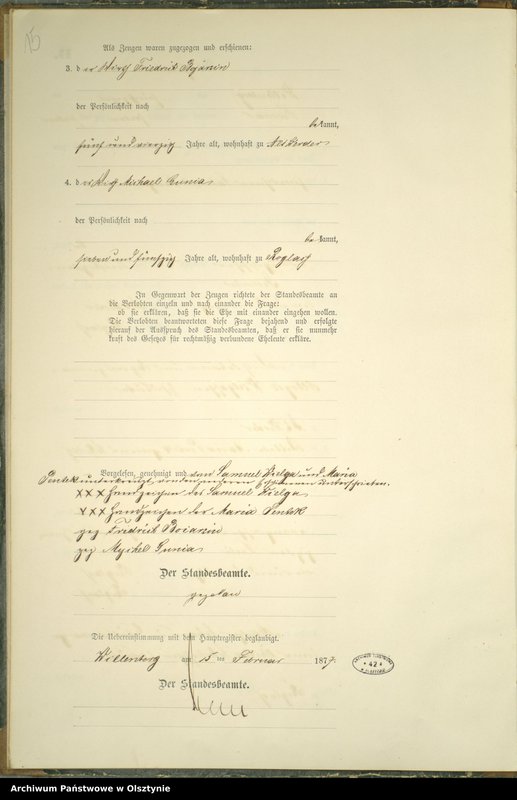 image.from.unit.number "Heiraths-Neben-Register Nr 1 - 42"