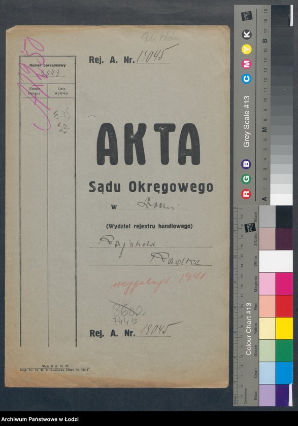 Obraz 2 z jednostki "Rajnhold Radke- mechaniczna tkalnia zrobkowa w Zgierzu"