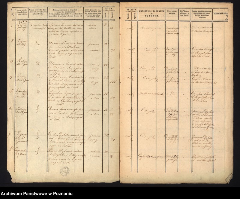 Obraz 4 z jednostki "Księga małżeństw"