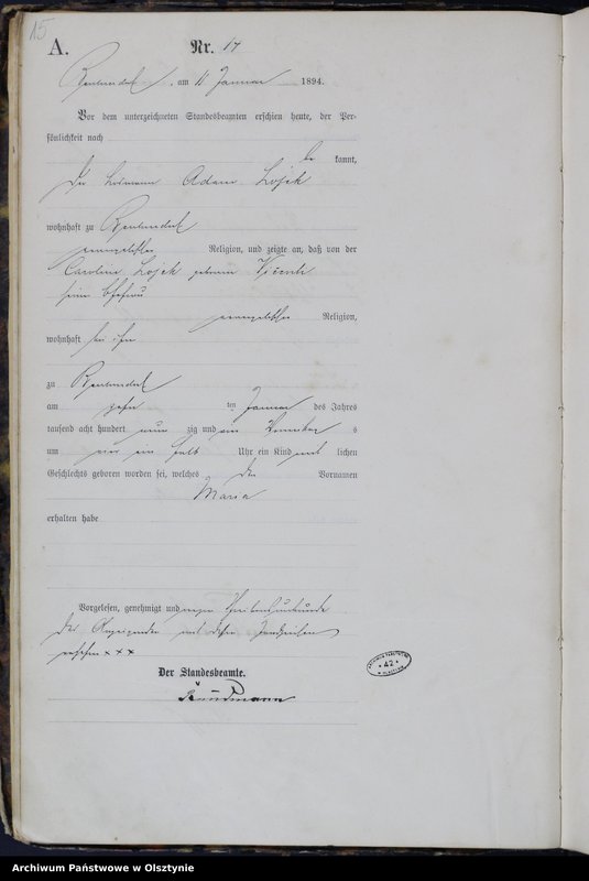 image.from.unit.number "Geburts-Haupt-Register Nr 1 - 322"