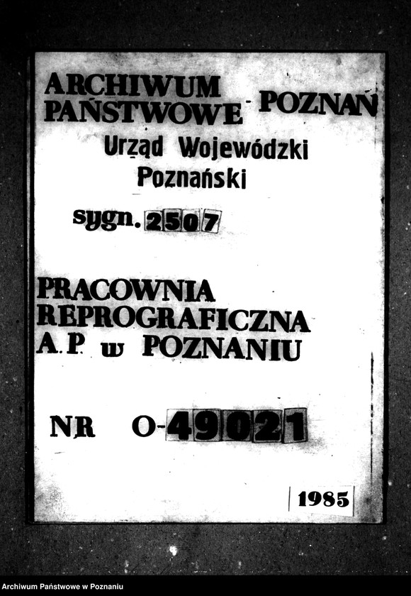 Obraz 1 z jednostki "Majątek Radomyśl powiatu leszczyńskiego gospodarstwo wzorcowe"