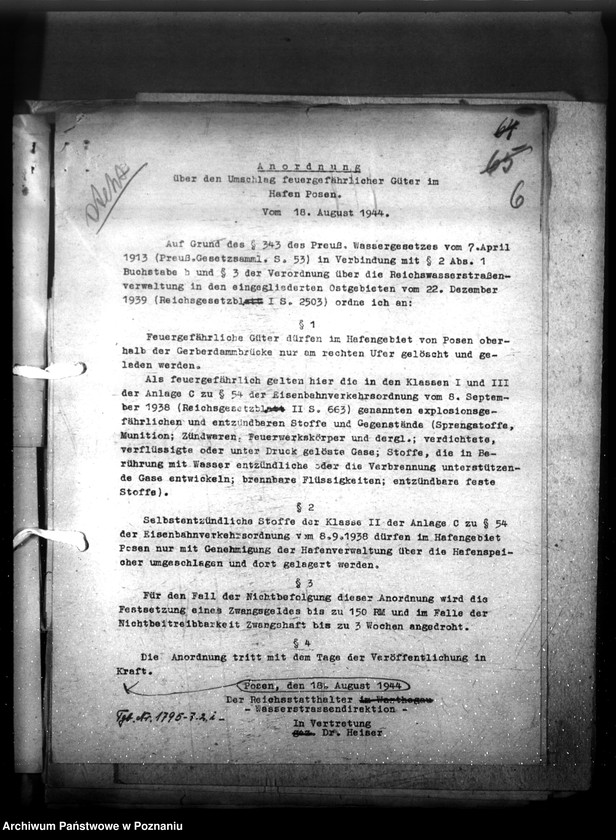 Obraz 10 z jednostki "Verordnungsblatt Nr. 14"