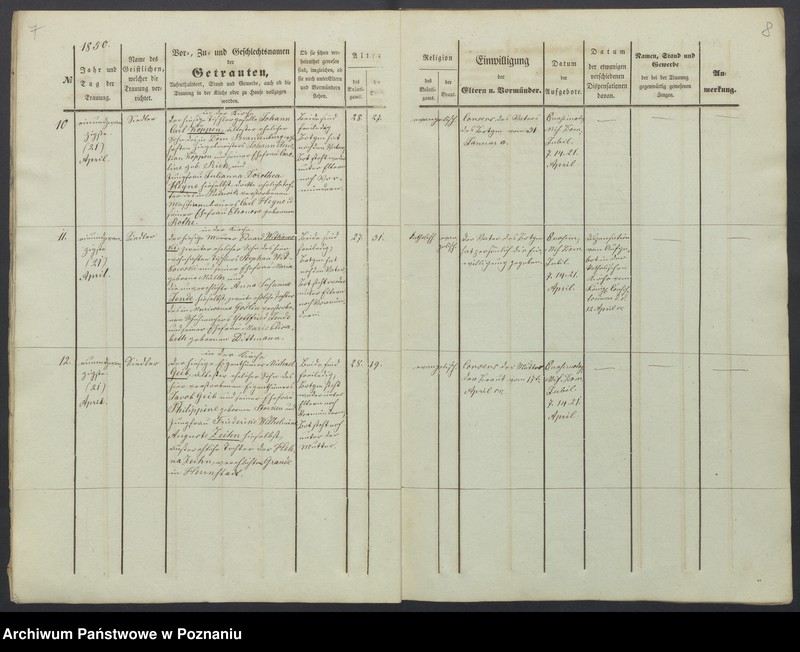 Obraz 7 z jednostki "Duplikat des Trauregisters"