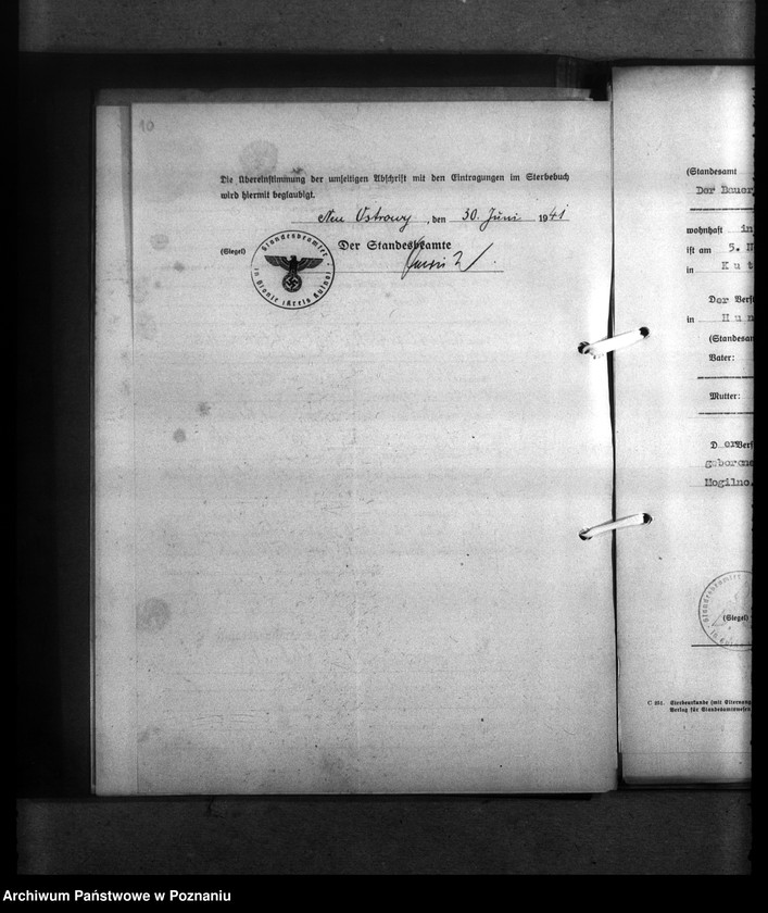 Obraz 14 z jednostki "Kreis Kutno. Wykaz miejscowych Niemców, którzy zginęli w 1939 roku"