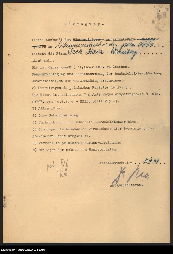 Obraz 14 z jednostki "Icek Maier Weinberg- cukiernia"