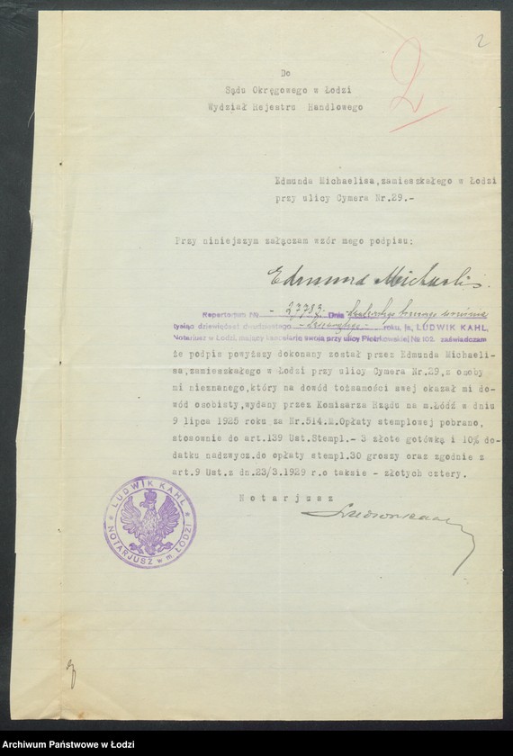 Obraz 4 z jednostki "Edmund Michaelis – farbiarnia i merceryzacja"