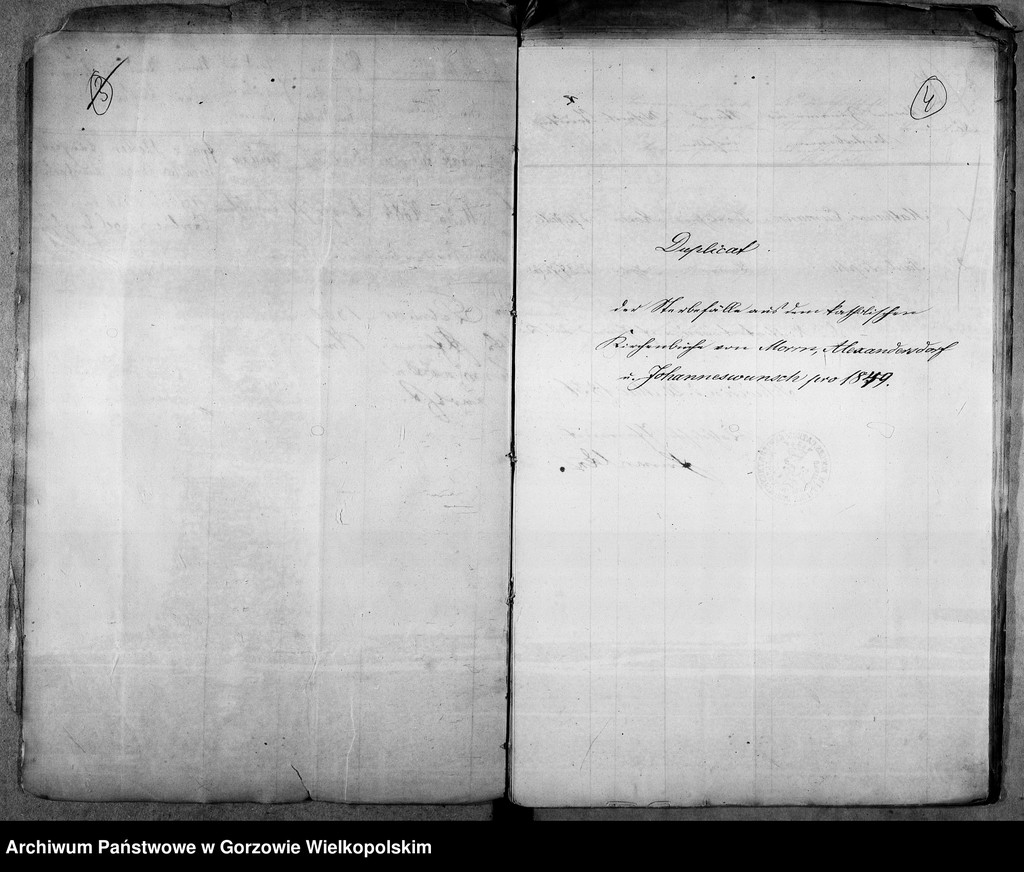 image.from.unit.number "Duplikate der Kirchenbücher über die katholischen Einwohner von: Morrn (Murzynowo), Alexandersdorf (Gościnowo), Johanneswunsch (Dobrojewo)"