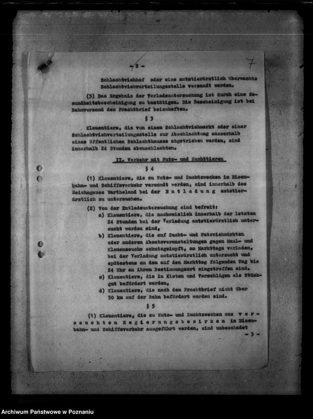 Obraz 11 z jednostki "Bekämpfung der Tierseuchen"