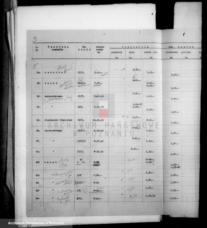 Obraz 10 z jednostki "Rejestr pomiarowy zasiewów części majątku Falmierowo powiatu wyrzyskiego"
