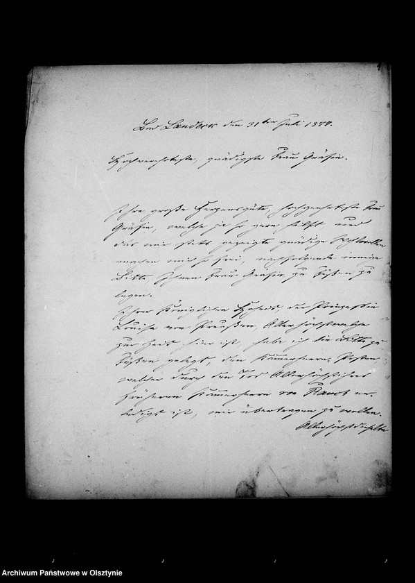 image.from.unit.number "/H. v. Tyszka- Ribben, Marie geb. Koschkull, Emma v. Ziegler geb. v. Tyszka an Anna Gfin Lehndorff geb. Hahn/"