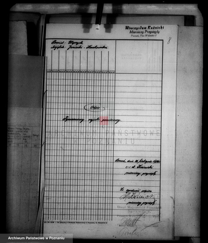 Obraz 12 z jednostki "Tymczasowy rejestr pomiarowy, operat parcelacyjny i szacunkowy majątku Jeziorki Kosztowskie powiatu wyrzyskiego"