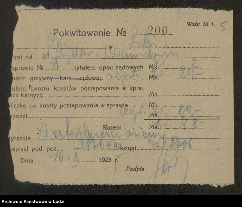 Obraz 7 z jednostki "A.Rychter i S.Dawidowicz- tkalnia i przędzalnia zarobkowa"