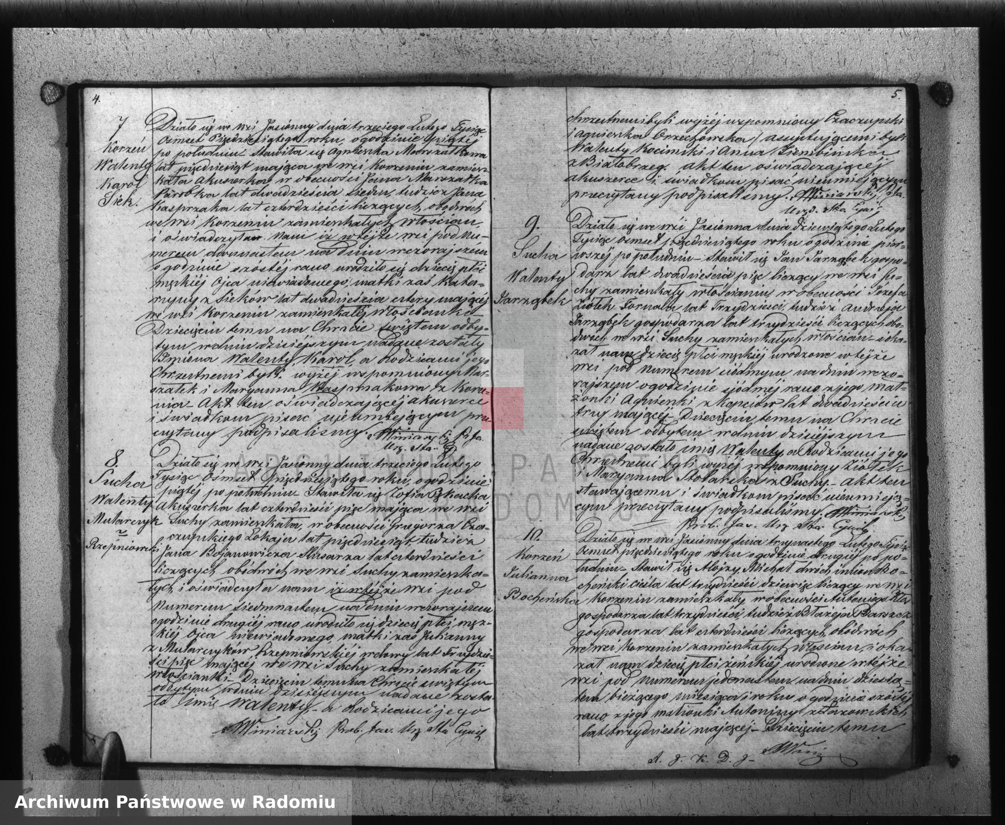 Skan z jednostki: Duplikat aktów urodzonych, zaślubionych i zejścia w parafii Jasionna r. 1850