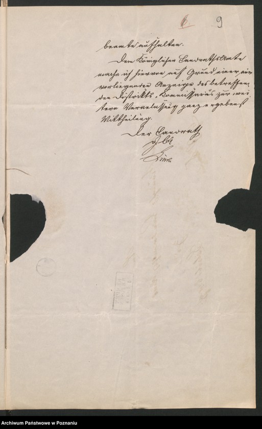 Obraz 14 z jednostki "A. betr. den polnischen Flüchtling Josef von Bąkowski"