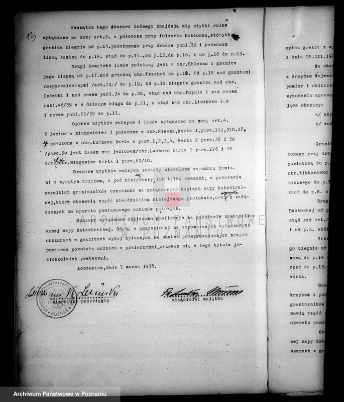 Obraz 17 z jednostki "Rejestr wyłączeń z art. 4 i 5 ustawy o wykonaniu reformy rolnej"