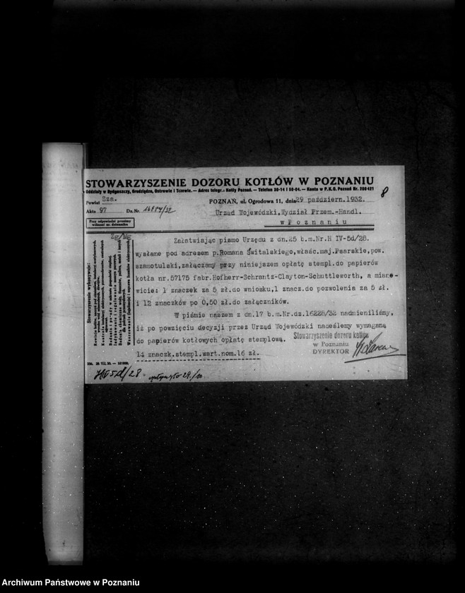 Obraz 12 z jednostki "Gospodarstwo rolne R. Świtalskiego majątek Psarskie powiat szamotulski nr woj. 6573"