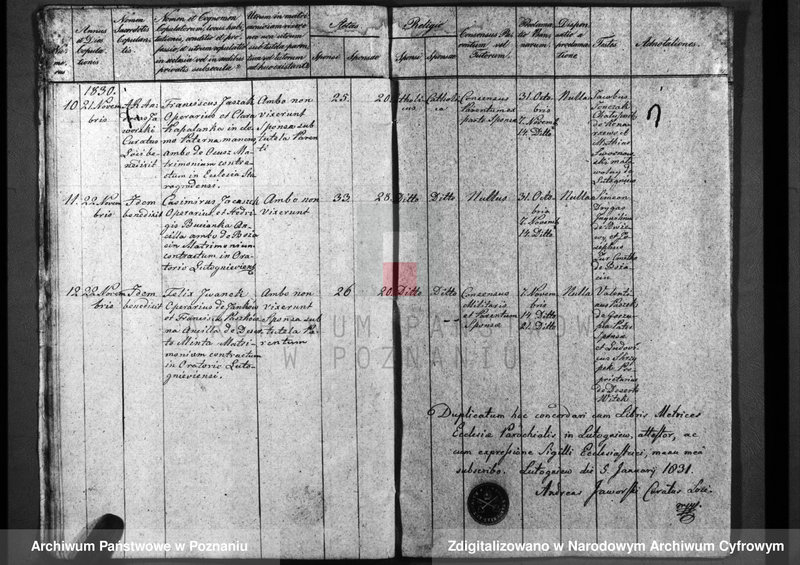 image.from.unit.number "Duplicatum baptisatorum, copulatorum, mortuorum"
