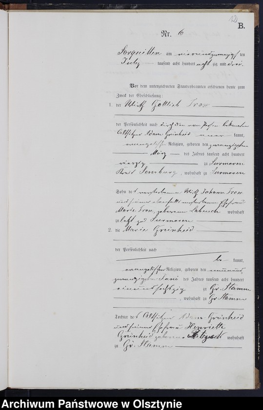 image.from.unit.number "Heiraths-Haupt-Register Nr 1 - 13"