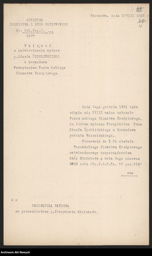 image.from.unit.number "Nominacje i dymisje w Urzędzie Zagospodarowania Odłogów; Państwowym Instytucie Gospodarstwa Wiejskiego; Poznańskim Ziemstwie Kredytowym; Głównym Urzędzie Ziemskim"