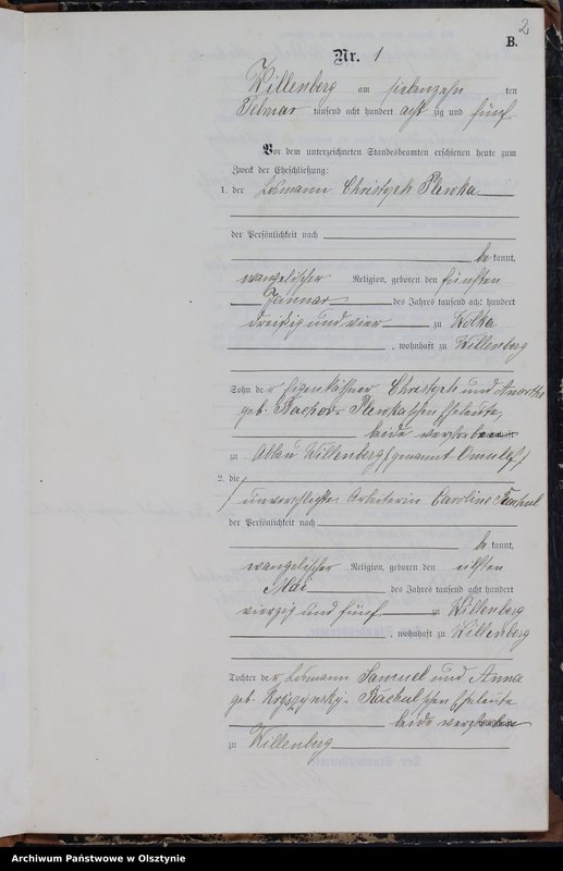 image.from.unit.number "Heiraths-Neben-Register Nr 1 - 23"