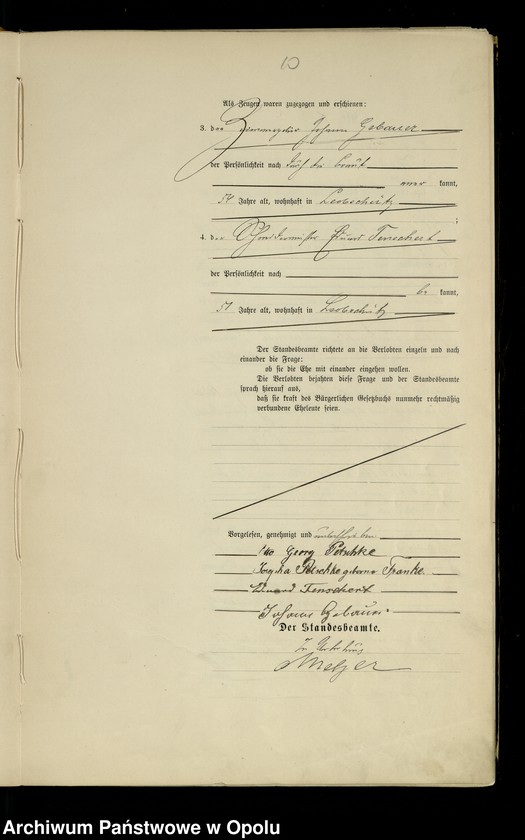 image.from.unit.number "Heiraths-Haupt-Register Standesamts Leobschütz pro 1904"