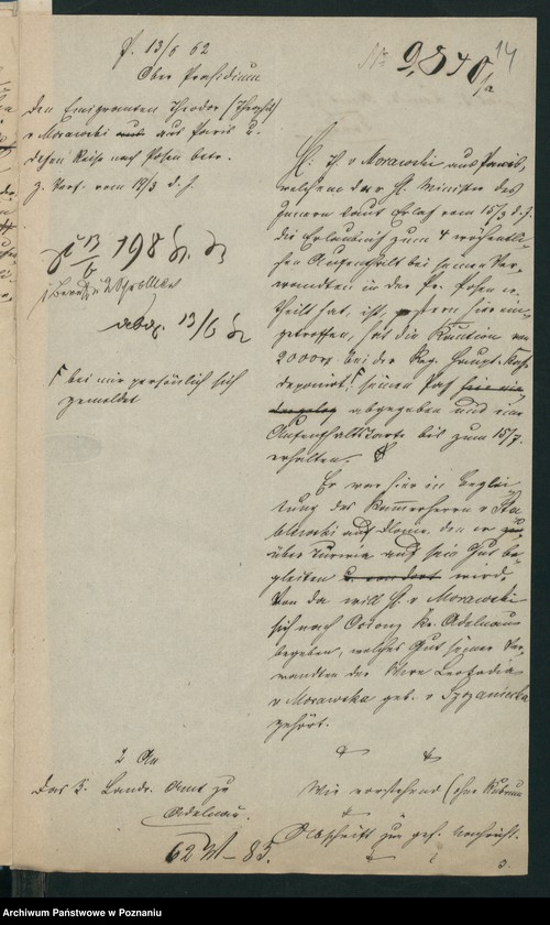 Obraz 18 z jednostki "A. betr. Theodor Theophil von Morawski"