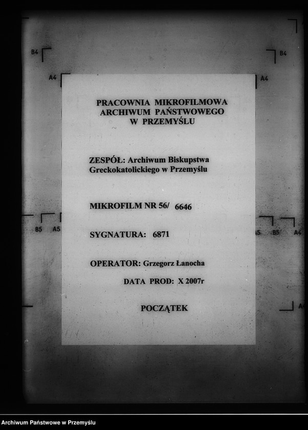 Obraz 1 z jednostki "[Kopie ksiąg metrykalnych parafii Dobra (dekanat Sieniawa)]"