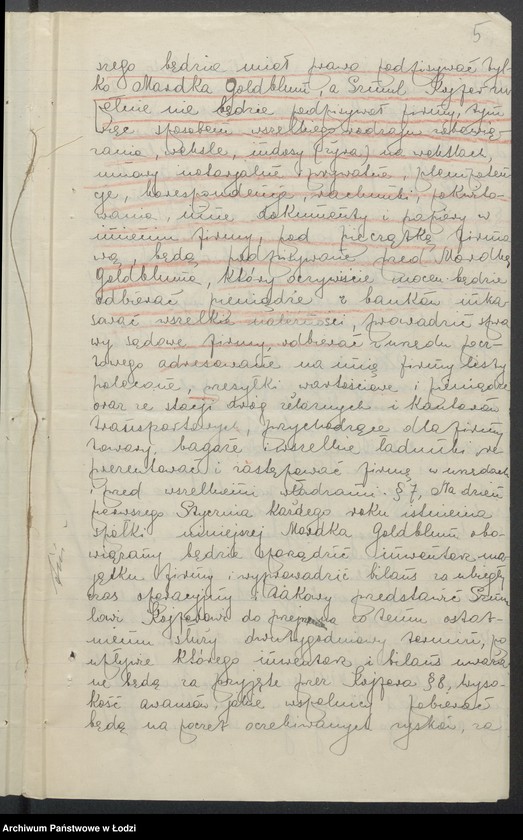 Obraz 7 z jednostki "Mordka Goldblum, Szmul Kojfer- sprzedaż manufaktury"