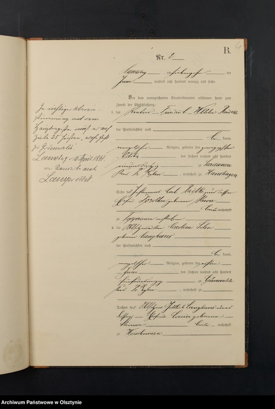 image.from.unit.number "Heiraths-Neben-Register Nr 1 - 5"