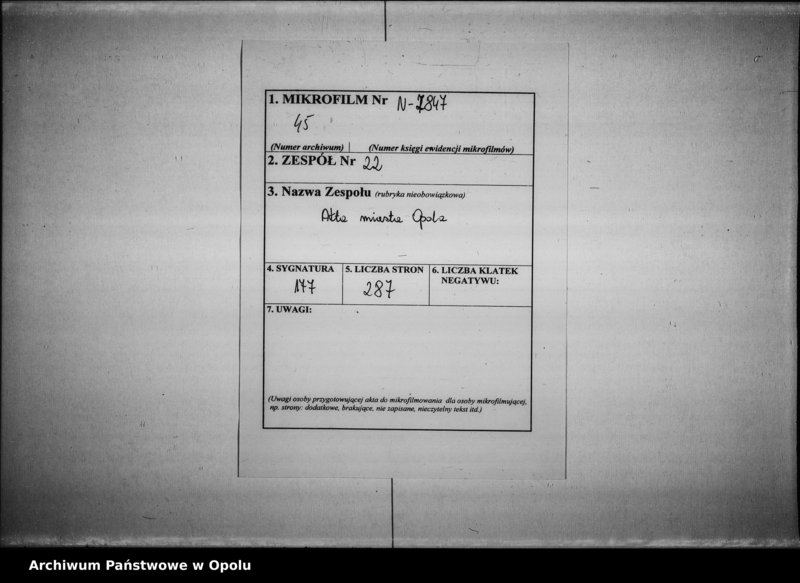 Obraz 2 z jednostki "Der Koenigl[ichen] Stadt Oppeln Renth - Ambts - Geld - Rayttung vom Ersten Jan.[uar] bis End Decembris Anno 1733"