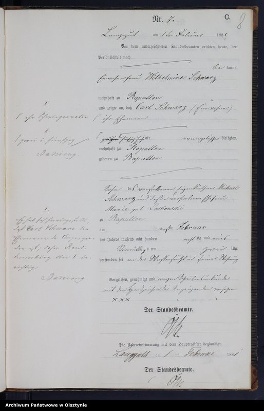 image.from.unit.number "Sterbe-Neben-Register Nr 1 - 25"