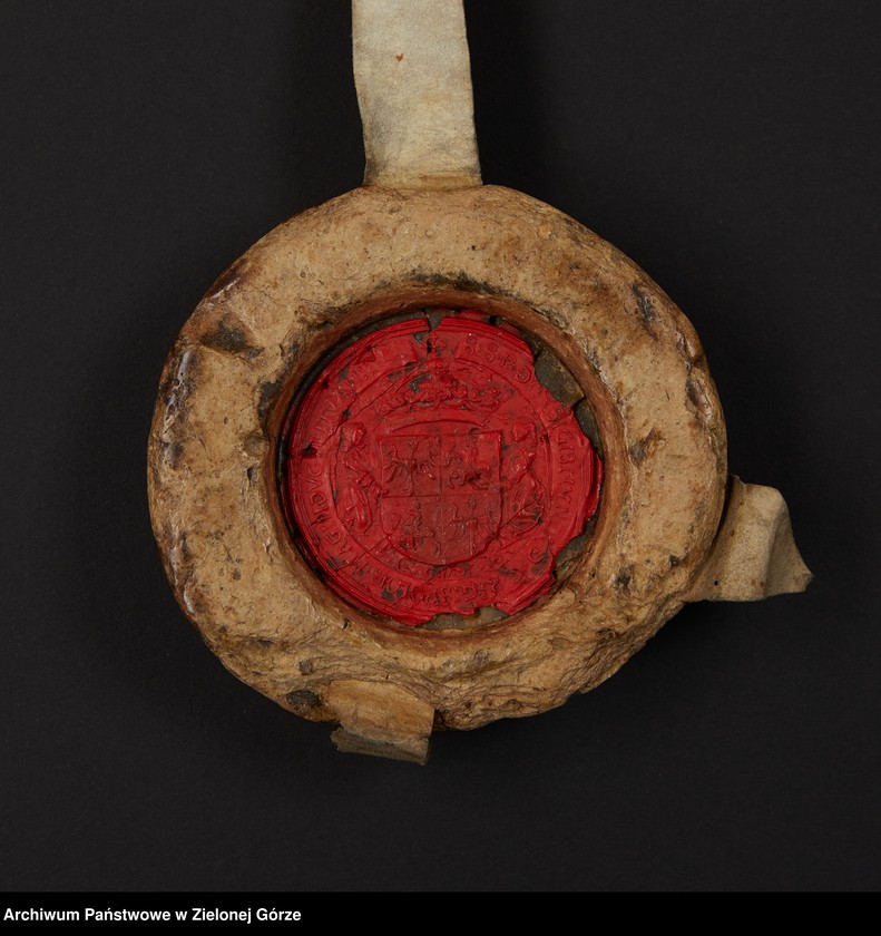 Obraz 6 z jednostki "Zygmunt, król polski, na prośbę międzyrzeczan, poleca poddanym mieszkającym na wsi a uprawiającym grunty miejskie, przenieść się do Międzyrzecza i"