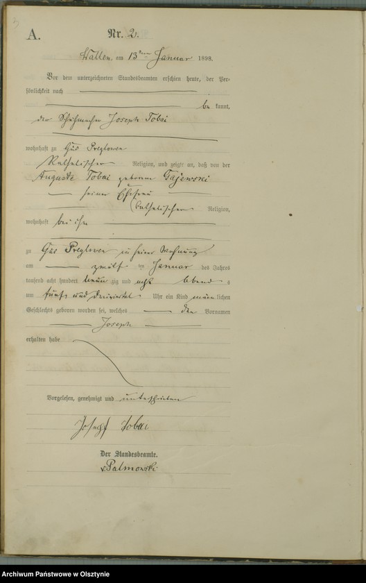 image.from.unit.number "Geburts-Haupt-Register Nr 1 - 67"