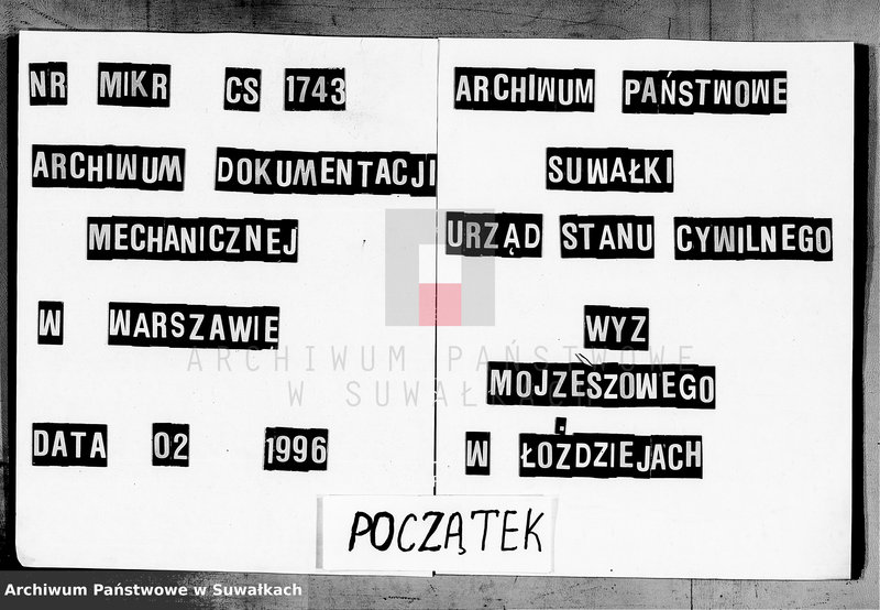 image.from.unit.number "Dowody zaślubionych Starozakonnych Okręgu Łoździeje za rok 1862"