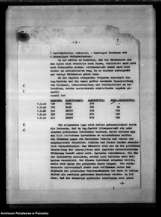 Obraz 6 z jednostki "Trudności szkolnictwa w rejencji łódzkiej"