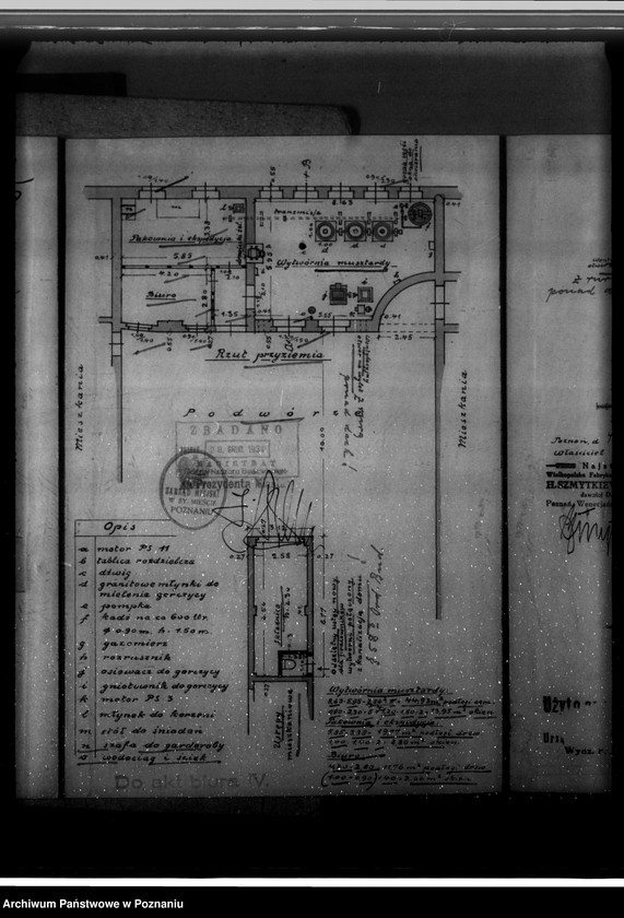 image.from.unit.number "Zatwierdzenie zakładu przemysłowego /fabryki musztardy/ Szmytkiewicz i Spółka w Poznaniu"