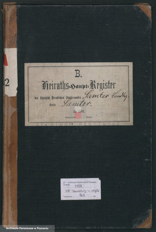 Obraz 2 z jednostki "Heiraths-Haupt-Register"